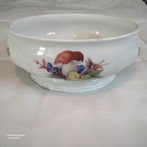 ROSENTHAL Bahnhof Selb Germany "Chippendale" Porcelain Autumn Nature Theme Bowl